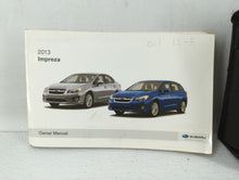 2013 Subaru Impreza Owners Manual Book Guide OEM Used Auto Parts