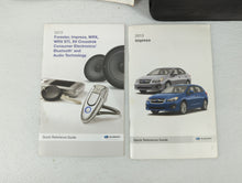 2013 Subaru Impreza Owners Manual Book Guide OEM Used Auto Parts