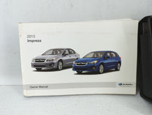 2013 Subaru Impreza Owners Manual Book Guide OEM Used Auto Parts