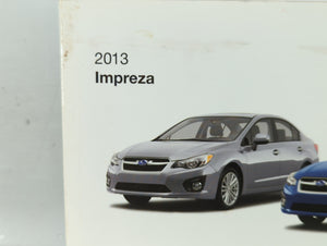 2013 Subaru Impreza Owners Manual Book Guide OEM Used Auto Parts