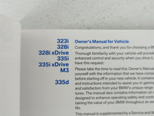 2011 Bmw 323i Owners Manual Book Guide OEM Used Auto Parts