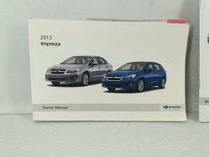 2013 Subaru Impreza Owners Manual Book Guide OEM Used Auto Parts