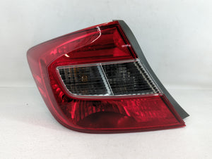 2012 Honda Civic Tail Light Assembly Driver Left OEM Fits OEM Used Auto Parts