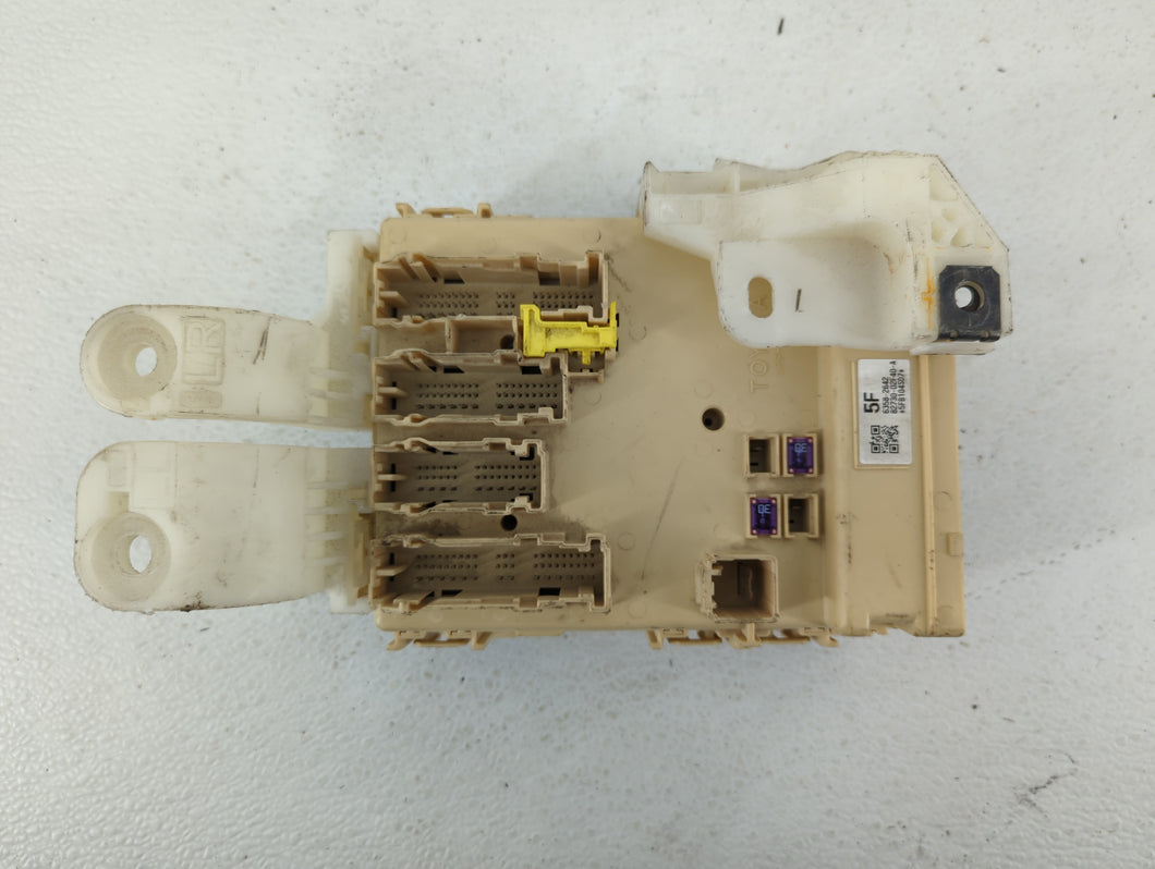 2017 Toyota Corolla Fusebox Fuse Box Panel Relay Module P/N:82730-02F40 89221-02550 Fits OEM Used Auto Parts