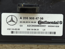 2017 Mercedes-Benz C300 Climate Control Module Temperature AC/Heater Replacement P/N:A 205 905 47 06 Fits OEM Used Auto Parts