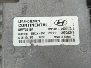 2015-2017 Hyundai Sonata PCM Engine Control Computer ECU ECM PCU OEM P/N:39111-2GGK0 39101-2GGK0 Fits Fits 2015 2016 2017 OEM Used Auto Parts