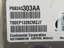 2016 Dodge Ram 1500 PCM Engine Control Computer ECU ECM PCU OEM P/N:P68243303AA Fits Fits 2017 2018 2019 2020 OEM Used Auto Parts