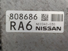 2013-2015 Nissan Sentra PCM Engine Control Computer ECU ECM PCU OEM P/N:NEC040-030 808686 Fits Fits 2013 2014 2015 OEM Used Auto Parts