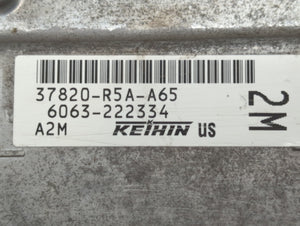 2012-2014 Honda Cr-V PCM Engine Control Computer ECU ECM PCU OEM P/N:6063-222334 37820-R5A-A65 Fits Fits 2012 2013 2014 OEM Used Auto Parts