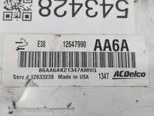 2010-2013 Gmc Sierra 1500 PCM Engine Control Computer ECU ECM PCU OEM P/N:12647990 Fits OEM Used Auto Parts