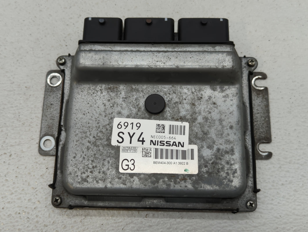 2013-2015 Nissan Sentra PCM Engine Control Computer ECU ECM PCU OEM P/N:NEC005-664 NEC040-030, 808686 Fits Fits 2013 2014 2015 OEM Used Auto Parts