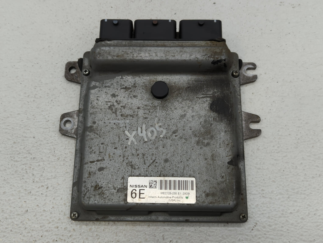 2013 Nissan Pathfinder PCM Engine Control Computer ECU ECM PCU OEM P/N:MEC128-230 E1 MEC128-230 F1 Fits OEM Used Auto Parts