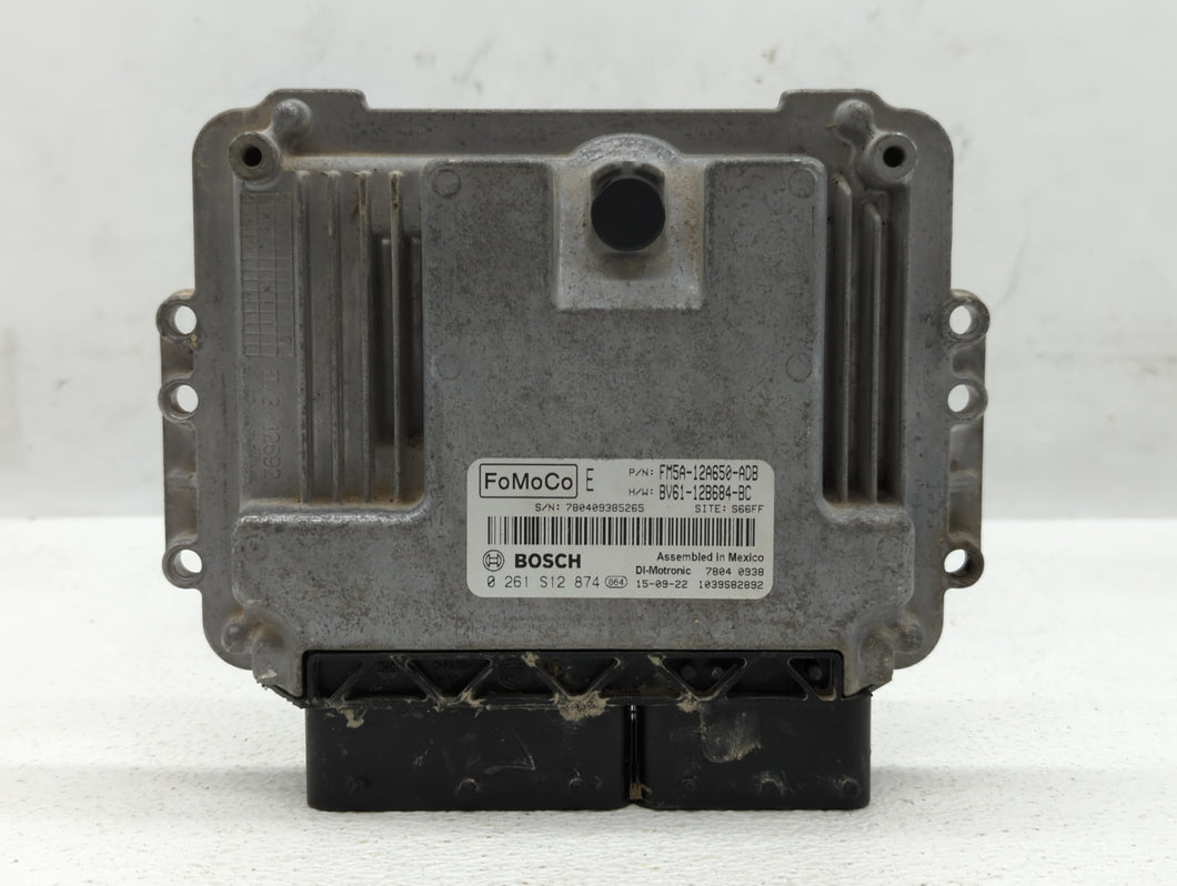 2014 Ford Focus PCM Engine Control Computer ECU ECM PCU OEM P/N:BV61-12B684-BC FM5A-12A650-ADB, RMBV61-12A650-BC Fits OEM Used Auto Parts