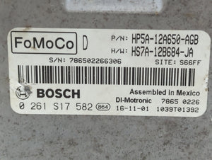 2017-2019 Lincoln Mkz PCM Engine Control Computer ECU ECM PCU OEM P/N:HP5A-12A650-AGB Fits Fits 2017 2018 2019 2020 OEM Used Auto Parts