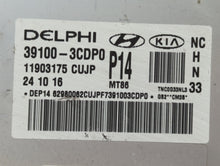 2017-2018 Hyundai Santa Fe PCM Engine Control Computer ECU ECM PCU OEM P/N:28481885 39100-3CDP0 Fits Fits 2017 2018 OEM Used Auto Parts