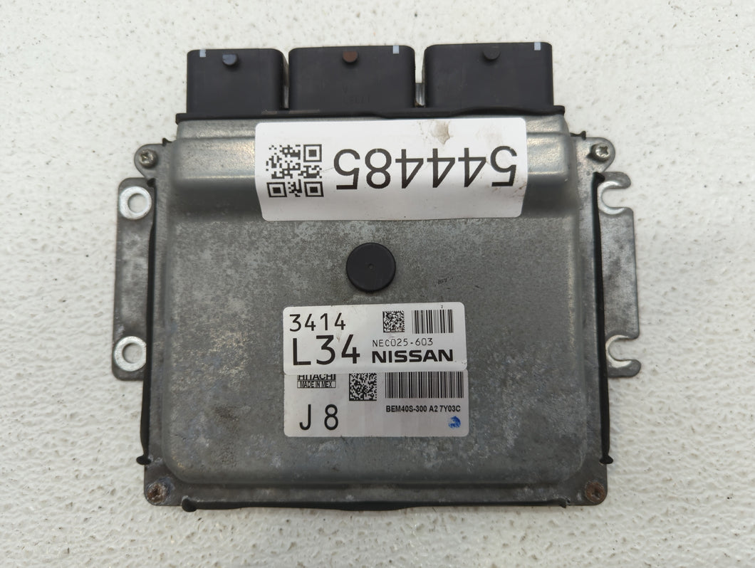 2018-2019 Nissan Sentra PCM Engine Control Computer ECU ECM PCU OEM P/N:NEC025-603 Fits Fits 2018 2019 OEM Used Auto Parts