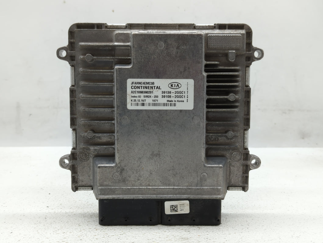 2016-2018 Kia Optima PCM Engine Control Computer ECU ECM PCU OEM P/N:39138-2GGC1 39108-2GGL1, 39138-2GGL1 Fits Fits 2016 2017 2018 OEM Used Auto Parts