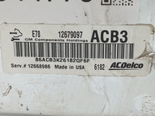 2017-2021 Buick Encore PCM Engine Control Computer ECU ECM PCU OEM P/N:12679097 Fits Fits 2017 2018 2019 2020 2021 OEM Used Auto Parts