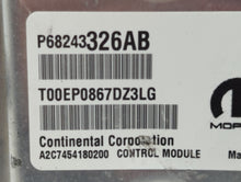 2019 Honda Cr-V PCM Engine Control Computer ECU ECM PCU OEM P/N:P68243326AB 37820-5PA-652, 37820-5PA-984, 37820-5PA-653 Fits OEM Used Auto Parts