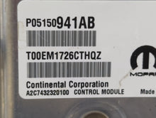 2013-2017 Jeep Patriot PCM Engine Control Computer ECU ECM PCU OEM P/N:P05150941AB Fits Fits 2013 2014 2015 2016 2017 OEM Used Auto Parts