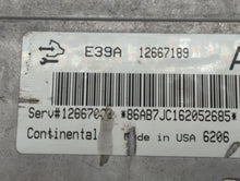 2017-2020 Chevrolet Impala PCM Engine Control Computer ECU ECM PCU OEM P/N:12667189 Fits Fits 2017 2018 2019 2020 OEM Used Auto Parts