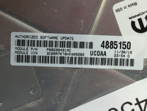 2017 Dodge Ram 1500 PCM Engine Control Computer ECU ECM PCU OEM P/N:P68243303AB Fits Fits 2016 2018 2019 2020 OEM Used Auto Parts