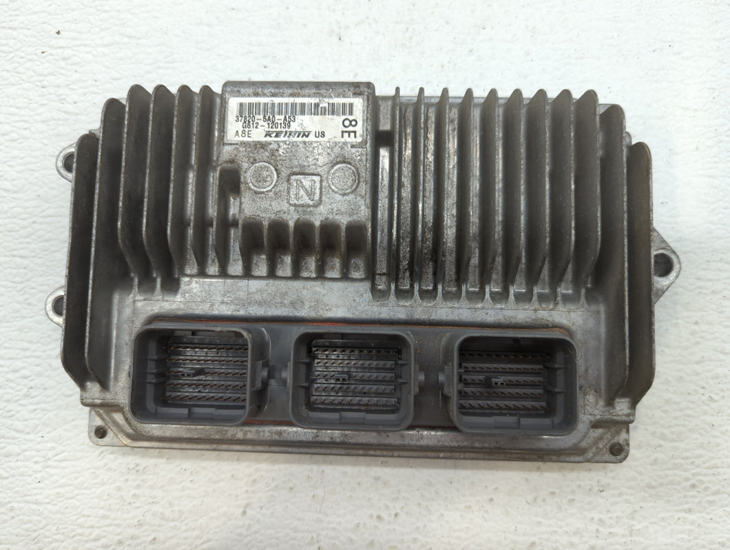 2015 Honda Accord PCM Engine Control Computer ECU ECM PCU OEM P/N:37820-5A0-A53 Fits OEM Used Auto Parts