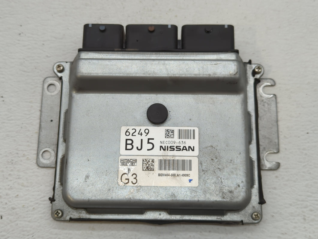 2013-2015 Nissan Sentra PCM Engine Control Computer ECU ECM PCU OEM P/N:NEC009-636 Fits Fits 2013 2014 2015 OEM Used Auto Parts