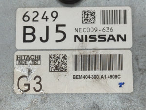 2013-2015 Nissan Sentra PCM Engine Control Computer ECU ECM PCU OEM P/N:NEC009-636 Fits Fits 2013 2014 2015 OEM Used Auto Parts