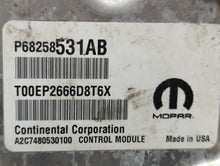 2016-2017 Jeep Cherokee PCM Engine Control Computer ECU ECM PCU OEM P/N:P68258531AB Fits Fits 2016 2017 OEM Used Auto Parts