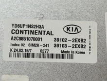 2016 Kia Forte PCM Engine Control Computer ECU ECM PCU OEM P/N:39103-2EXB2 39102-2EXB2 Fits OEM Used Auto Parts