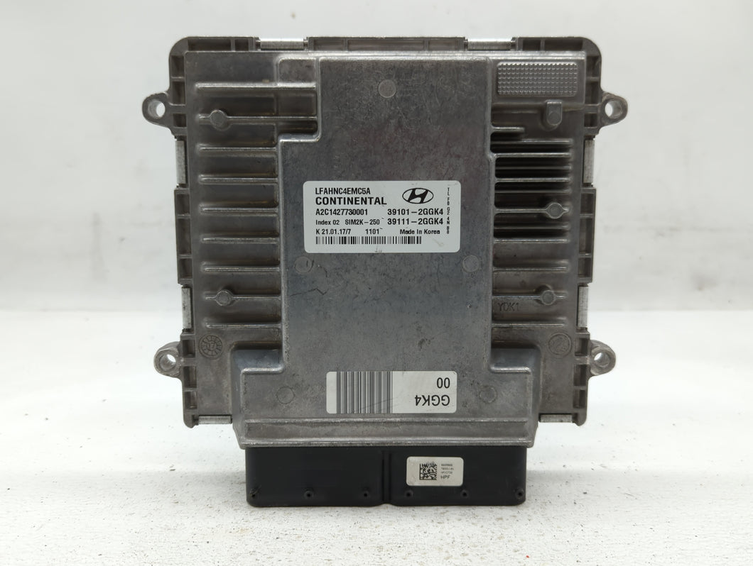 2015-2017 Hyundai Sonata PCM Engine Control Computer ECU ECM PCU OEM P/N:39111-2GGK4 39101-2GGK4 Fits Fits 2015 2016 2017 OEM Used Auto Parts