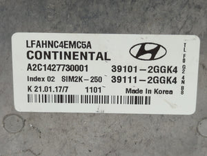 2015-2017 Hyundai Sonata PCM Engine Control Computer ECU ECM PCU OEM P/N:39111-2GGK4 39101-2GGK4 Fits Fits 2015 2016 2017 OEM Used Auto Parts