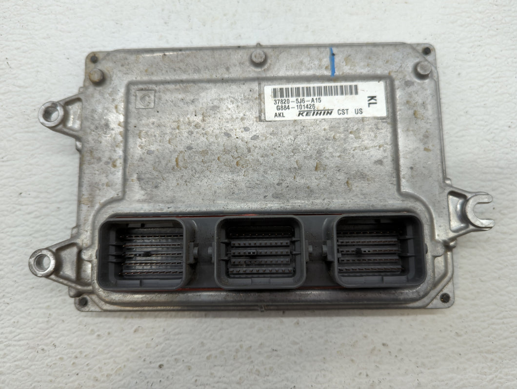 2016 Acura Mdx PCM Engine Control Computer ECU ECM PCU OEM P/N:37820-5J6-A15 Fits OEM Used Auto Parts