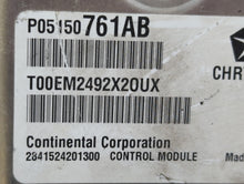 2013 Dodge Avenger PCM Engine Control Computer ECU ECM PCU OEM P/N:P05150761AB P68164361AC, P05150763AB, P68164361AB Fits OEM Used Auto Parts