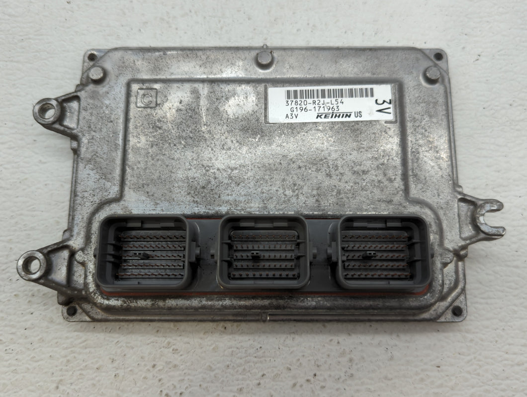 2014-2015 Honda Civic PCM Engine Control Computer ECU ECM PCU OEM P/N:G196-171963 37820-R2J-L54 Fits Fits 2014 2015 OEM Used Auto Parts