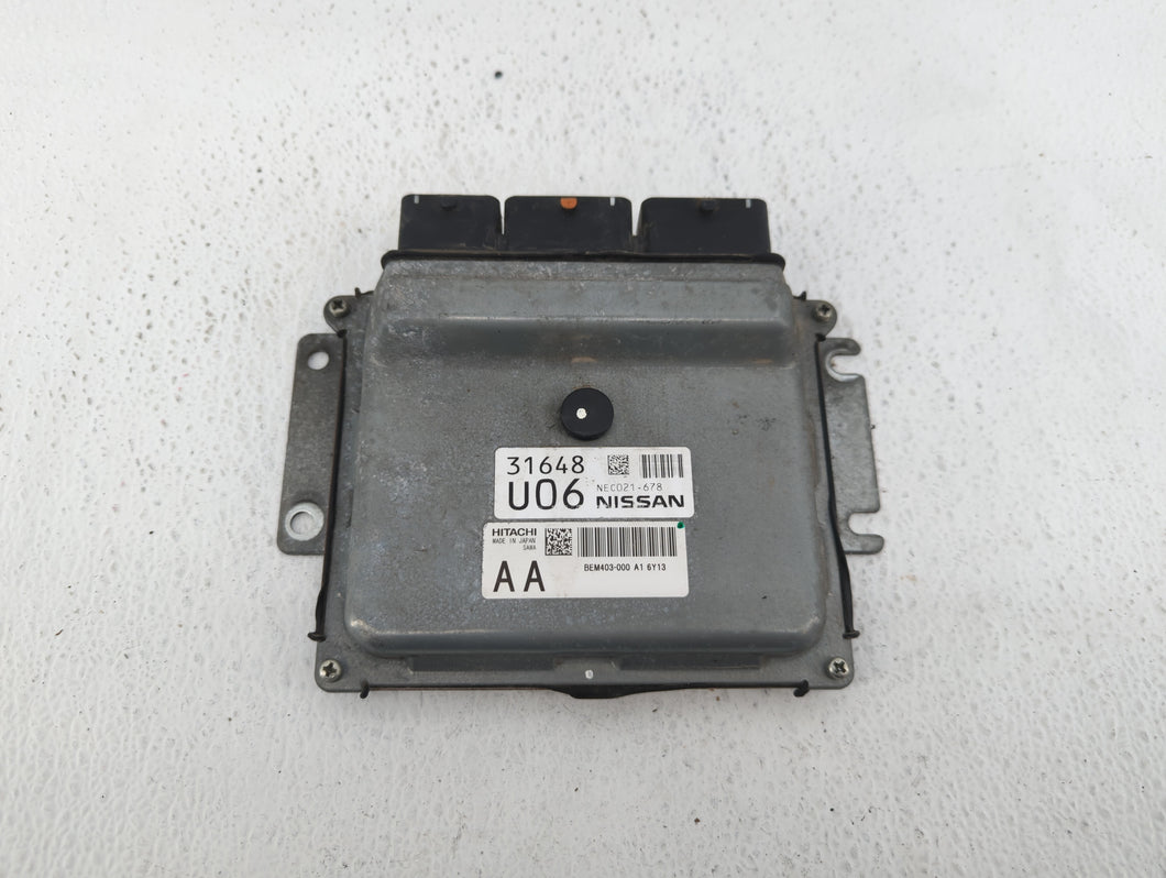 2015-2017 Nissan Rogue PCM Engine Control Computer ECU ECM PCU OEM P/N:BEM403-000 NEC008-691 Fits Fits 2015 2016 2017 OEM Used Auto Parts