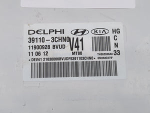 2012-2014 Hyundai Azera PCM Engine Control Computer ECU ECM PCU OEM P/N:39110-3CHN0 Fits Fits 2012 2013 2014 OEM Used Auto Parts