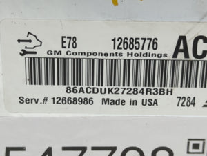 2017-2021 Chevrolet Trax PCM Engine Control Computer ECU ECM PCU OEM P/N:12685776 Fits Fits 2017 2018 2019 2020 2021 OEM Used Auto Parts