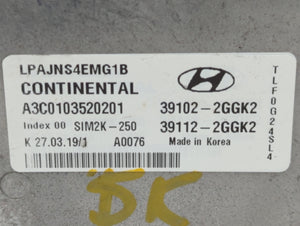 2018-2019 Hyundai Sonata PCM Engine Control Computer ECU ECM PCU OEM P/N:39112-2GGK2 39102-2GGK2, 39112-2GGJ0 Fits Fits 2018 2019 OEM Used Auto Parts