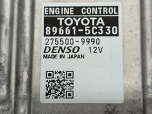 2014 Toyota Prius PCM Engine Control Computer ECU ECM PCU OEM P/N:89661-5C331 89661-5C330 Fits OEM Used Auto Parts