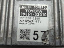 2015 Lexus Es350 PCM Engine Control Computer ECU ECM PCU OEM P/N:89661-33Q10 Fits OEM Used Auto Parts