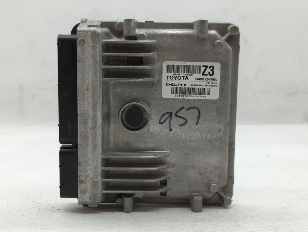 2015-2016 Toyota Corolla PCM Engine Control Computer ECU ECM PCU OEM P/N:89661-0Z631 Fits Fits 2015 2016 OEM Used Auto Parts