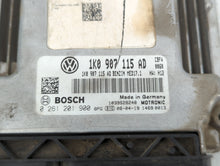 2010 Volkswagen Jetta PCM Engine Control Computer ECU ECM PCU OEM P/N:1K0 907 115 AD Fits OEM Used Auto Parts