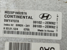 2011-2013 Hyundai Elantra PCM Engine Control Computer ECU ECM PCU OEM P/N:39103-2EMN2 39102-2EMN2 Fits Fits 2011 2012 2013 OEM Used Auto Parts