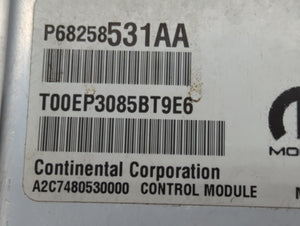 2016-2017 Chrysler 200 PCM Engine Control Computer ECU ECM PCU OEM P/N:P68258531AA Fits Fits 2016 2017 OEM Used Auto Parts