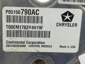 2014 Jeep Grand Cherokee PCM Engine Control Computer ECU ECM PCU OEM P/N:P05150790AC Fits OEM Used Auto Parts