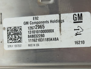 2015-2016 Chevrolet Colorado PCM Engine Control Computer ECU ECM PCU OEM P/N:12672965 Fits Fits 2014 2015 2016 OEM Used Auto Parts