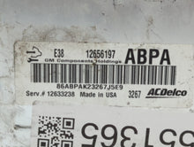 2010-2014 Cadillac Escalade Esv PCM Engine Control Computer ECU ECM PCU OEM P/N:12656197 Fits OEM Used Auto Parts