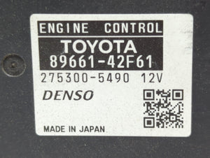 2008 Toyota Rav4 PCM Engine Control Computer ECU ECM PCU OEM P/N:89661-42F61 89661-42F60 Fits OEM Used Auto Parts